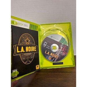 LA Noire Xbox 360 Rockstar Games 3 Disc Set with Manual and DLC Insert
